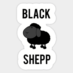 Black sheep gift Sticker